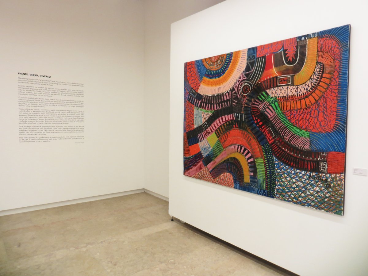exposição “Frente.Verso.Inverso - Arte Contemporânea dos Países de Língua Portuguesa nas Coleções em Portugal