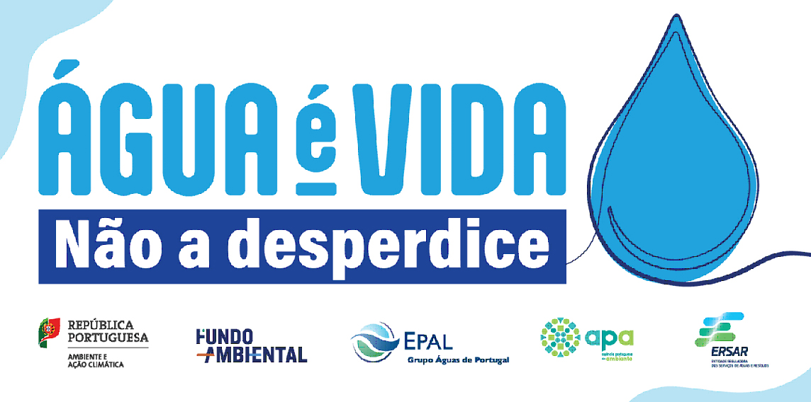 Campanha "Água é vida - não a desperdice"