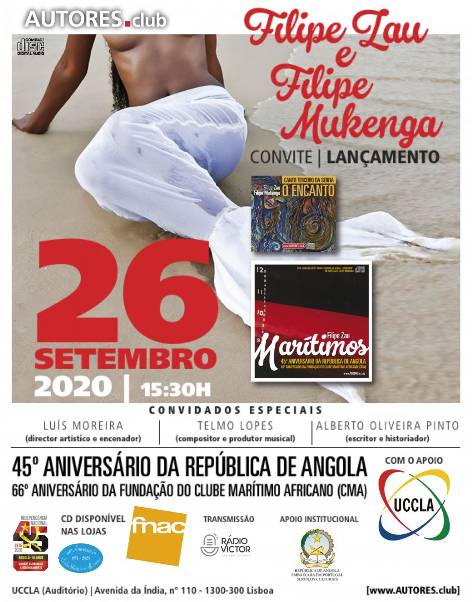Lançamento do CD "Canto Terceiro da Sereia: O Encanto" e do livro "Marítimos" na UCCLA