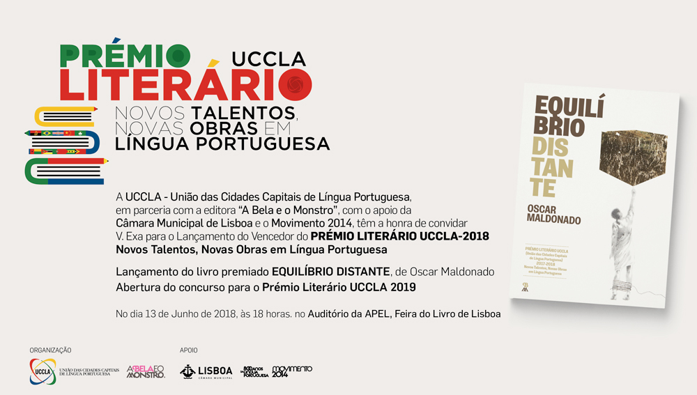 Lançamento da obra vencedora do Prémio Literário UCCLA