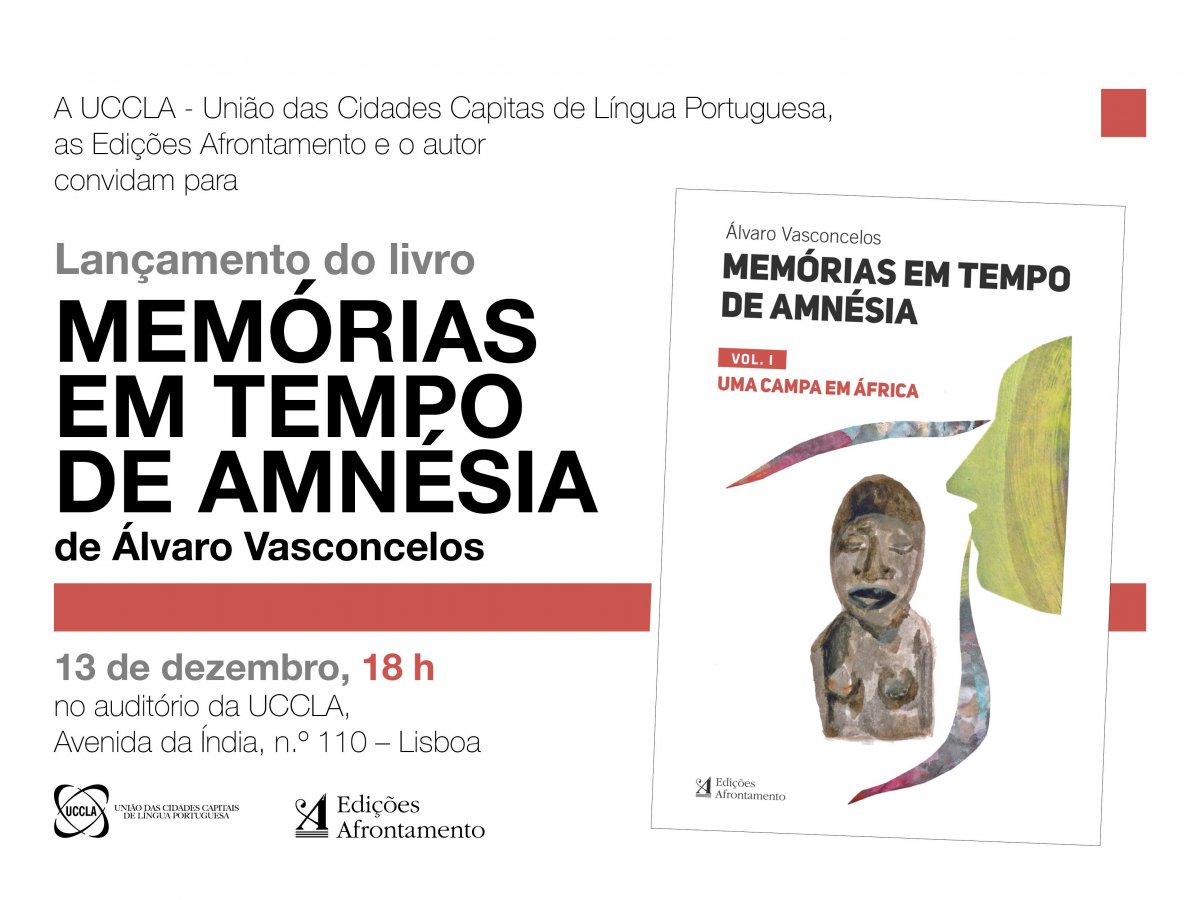 Convite - livro “Memórias em Tempo de Amnésia” de Álvaro Vasconcelos
