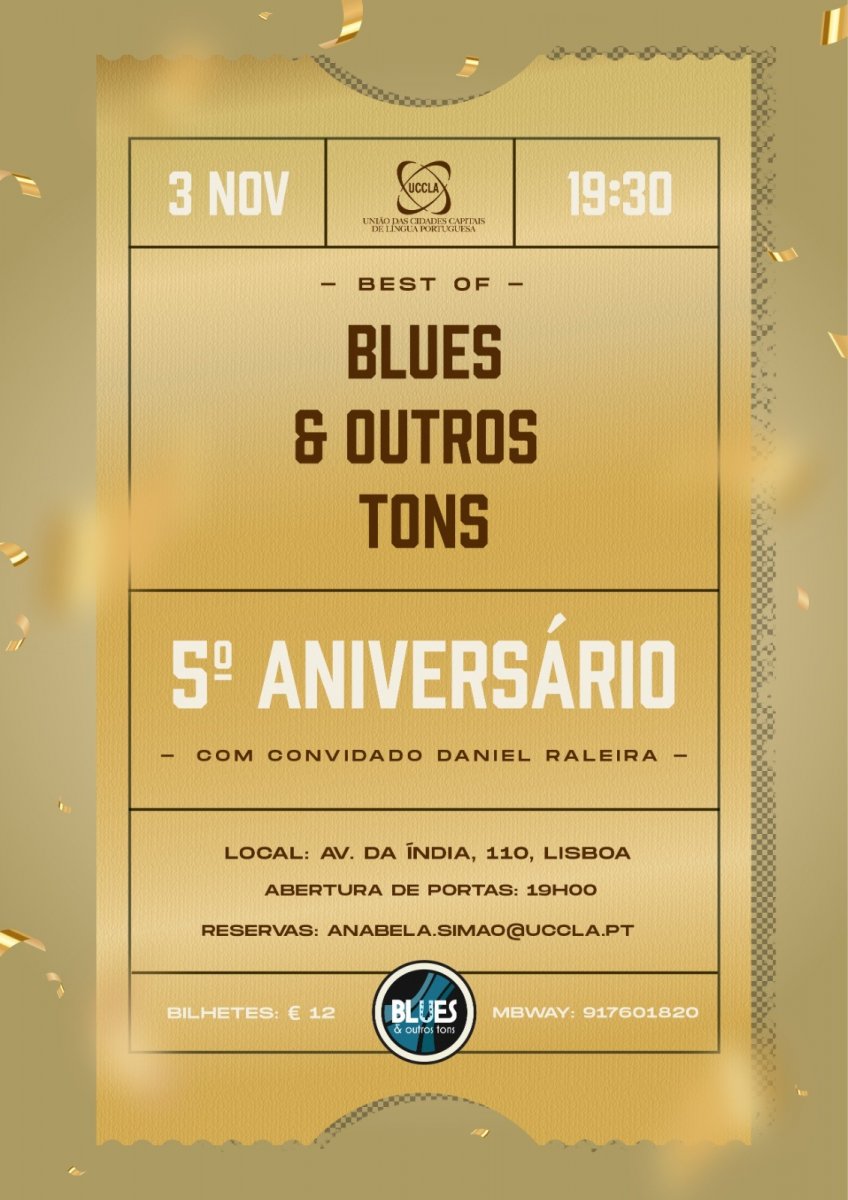 Blues & Outros Tons assinalam aniversário na UCCLA