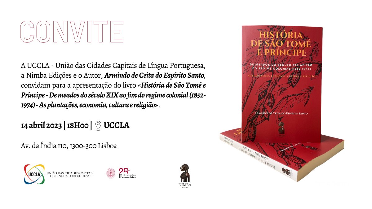 Convite_Cartaz - Historia de São Tomé e Príncipe