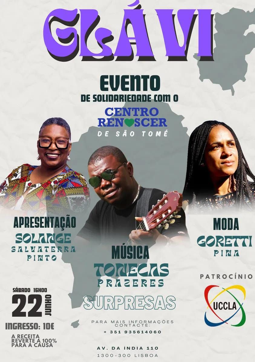 Evento solidário com o Centro Renascer de São Tomé na UCCLA