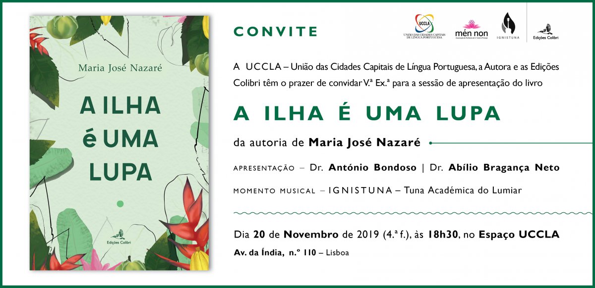 Lançamento do livro “A Ilha é Uma Lupa” na UCCLA