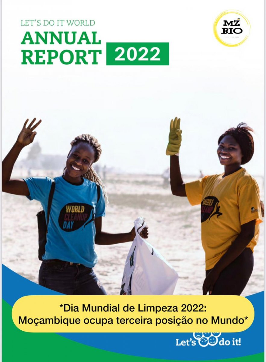 Moçambique ocupa terceira posição mundial no World Cleanup Day 2022