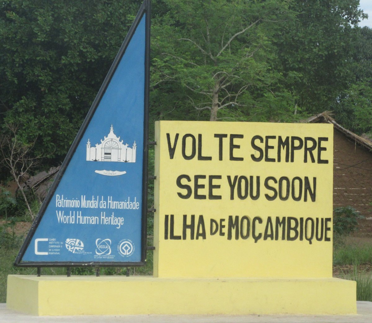 Placa Ilha de Moçambique