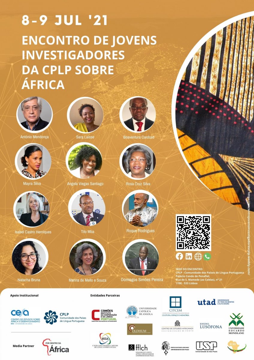Encontro de jovens investigadores da CPLP sobre África na UCCLA - 8 de Julho de 2021