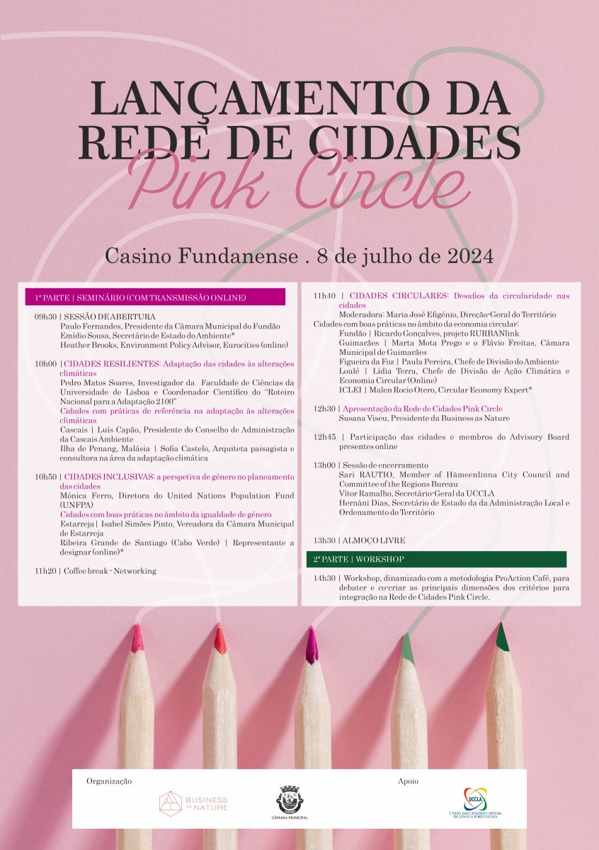lançamento da Rede de Cidades Pink Circle