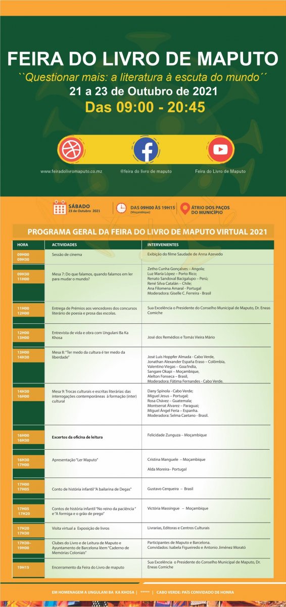 Feira do Livro de Maputo-23Outubro2021