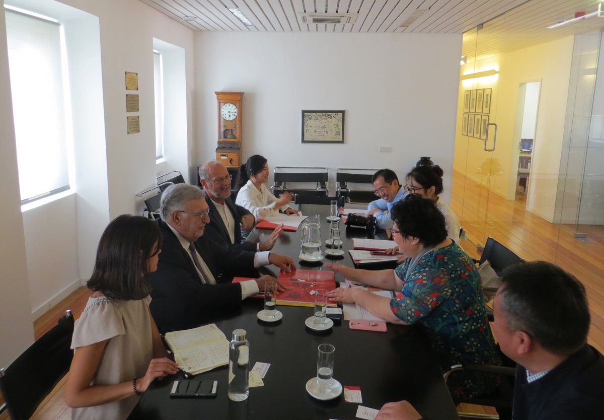 Rececao delegação da Província de Yangzhou_7399