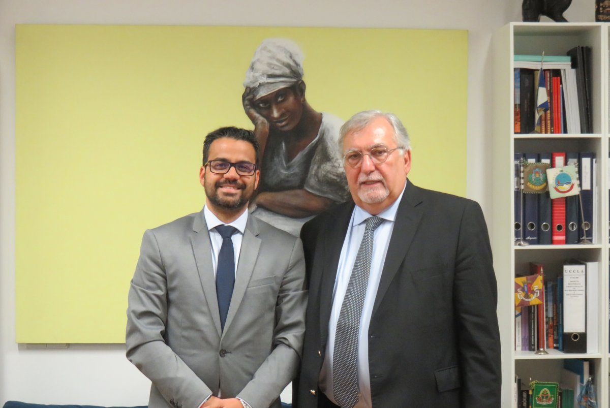 Reunião com Presidente da cidade de Olivenza_3484