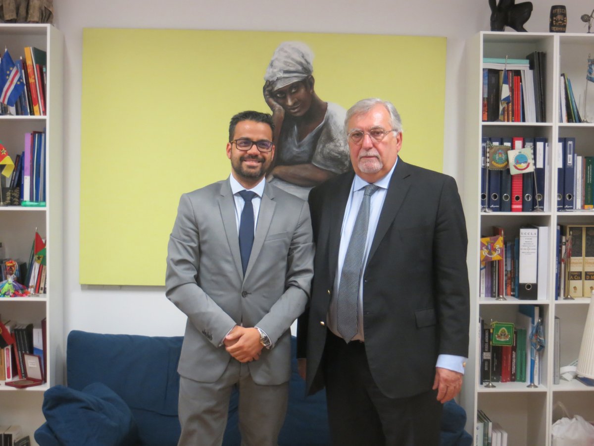 Reunião com Presidente da cidade de Olivenza_7806