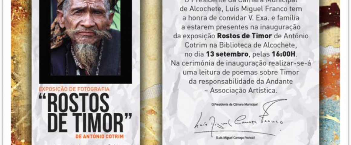 Exposição “Rostos de Timor”