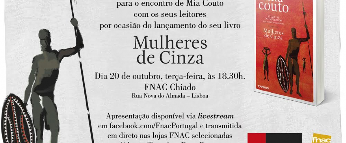 Mia Couto apresenta novo romance em Lisboa