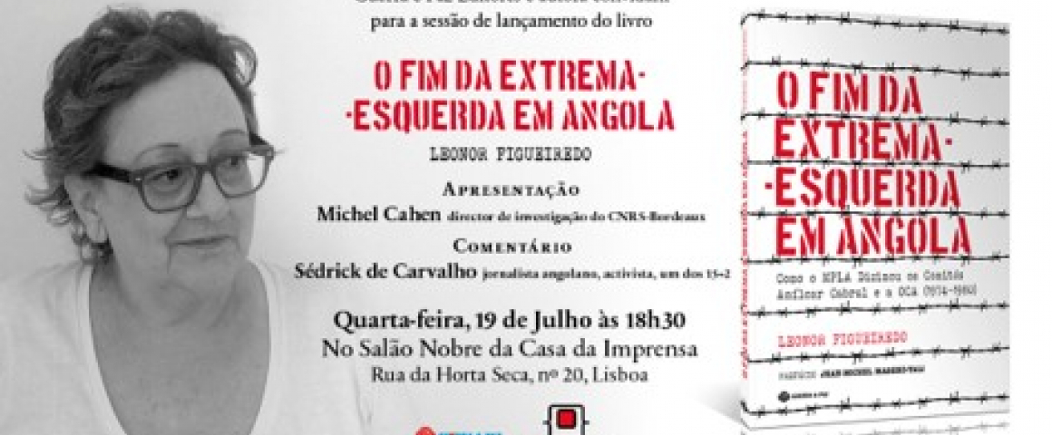Lançamento do livro “O Fim da Extrema-Esquerda em Angola”