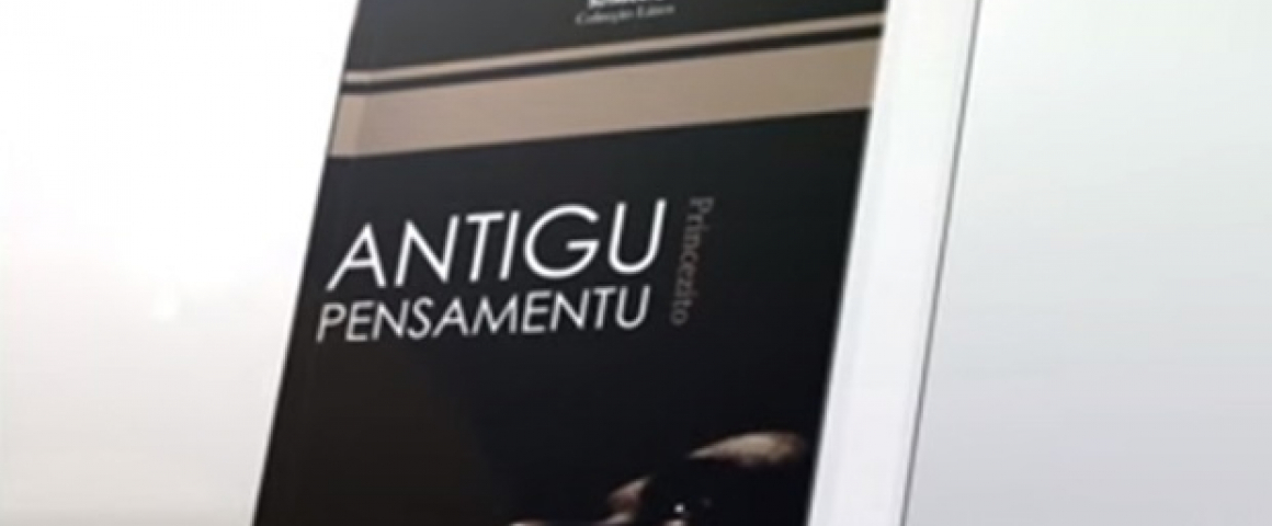 Lançamento do livro "Antigu Pensamentu" 