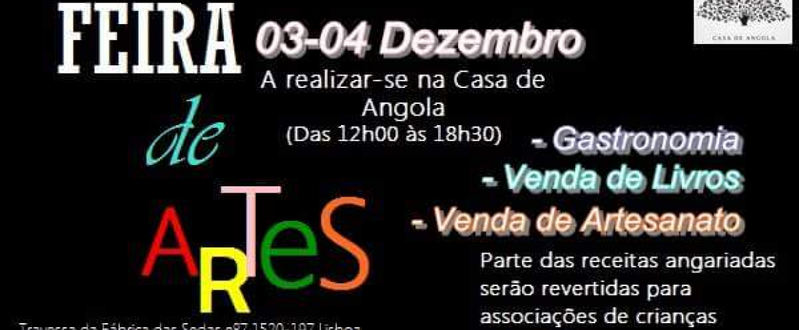Feira de Artes na Casa de Angola
