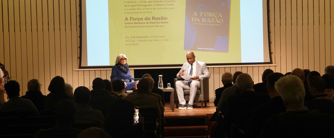 Lançamento do livro “A Força da Razão: Carlos Menezes do Espírito Santo” na UCCLA