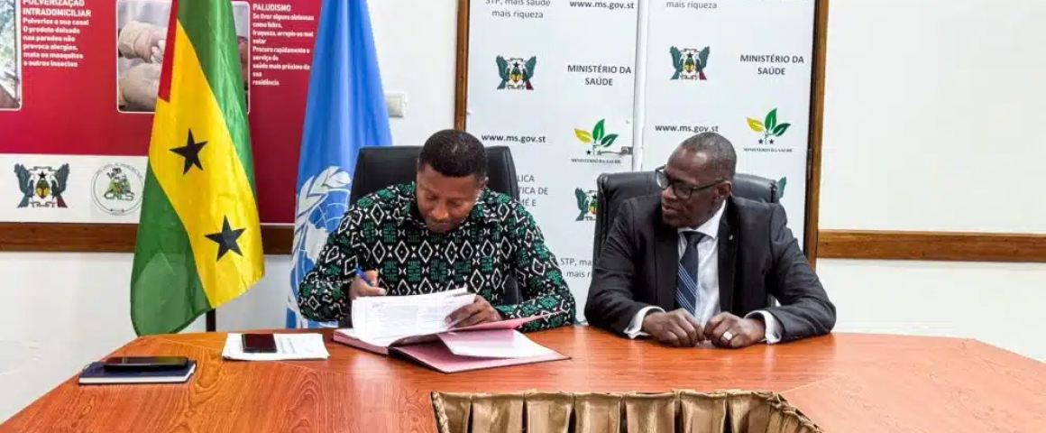 OMS e São Tomé e Príncipe assinam Plano de Trabalho Bienal 2026-2027