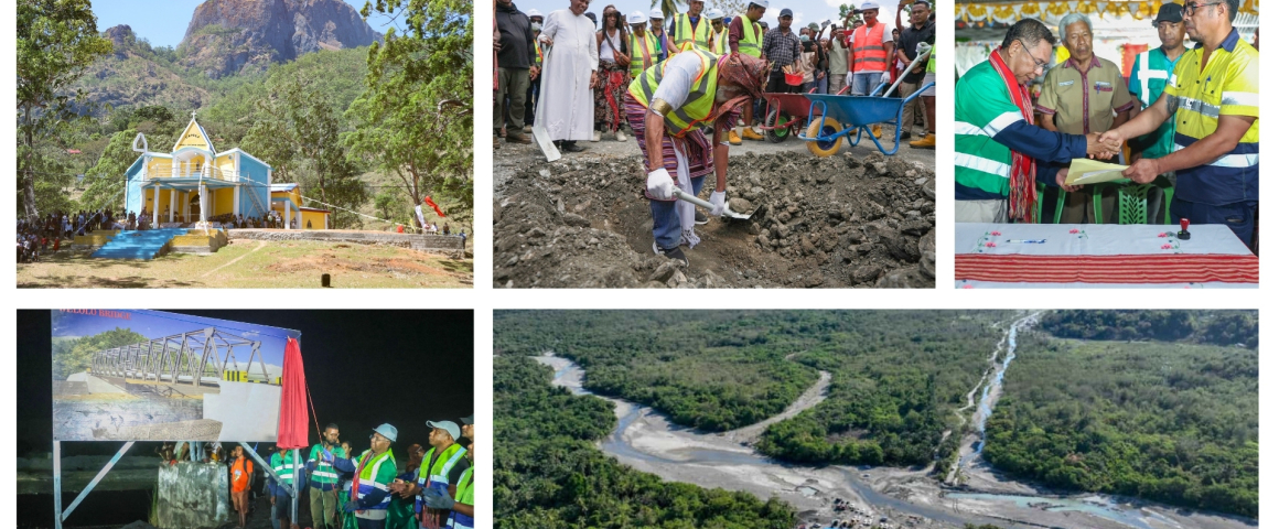 Lançamento de projetos em Timor-Leste