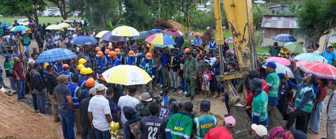 Reabilitação de infraestruturas rodoviárias entre Aileu e Ermera