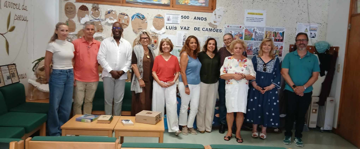 Visita ao agrupamento de escolas da Caparica