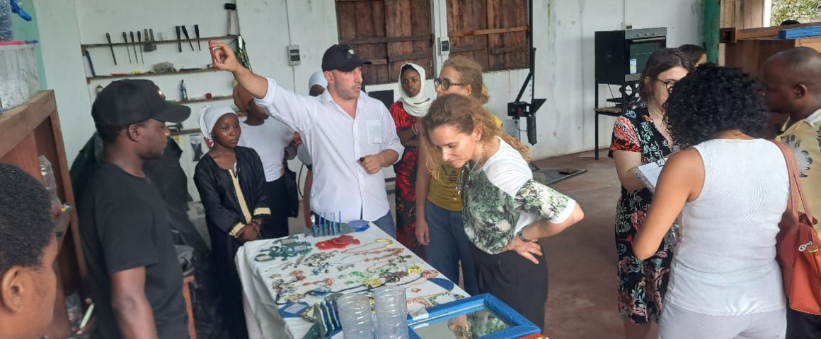 Visita à Estação Comunitária de Reciclagem