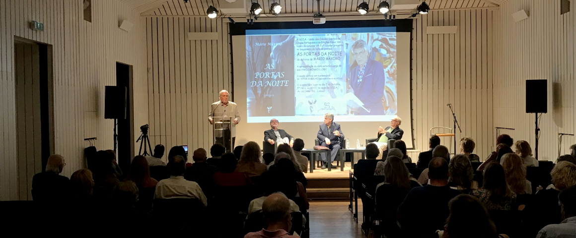 UCCLA acolheu lançamento do livro “As Portas da Noite” de Mário Máximo
