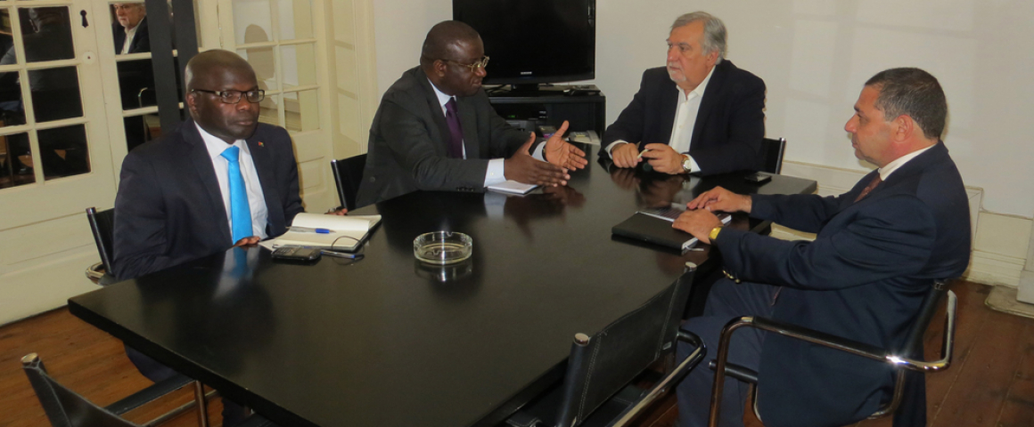 Audiência com delegação da Embaixada da República da Guiné-Bissau em Portugal