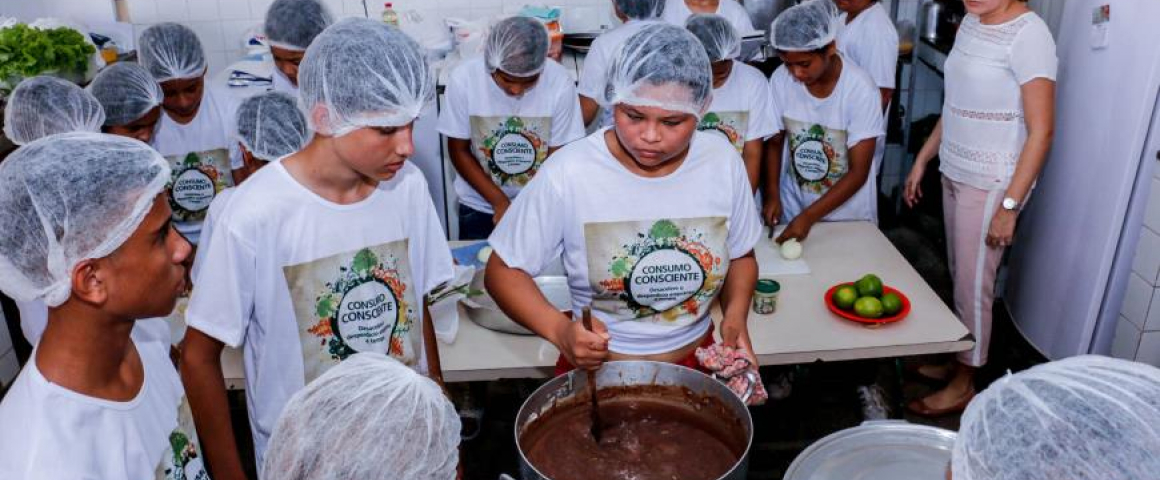 Projetos de educação alimentar em Belém