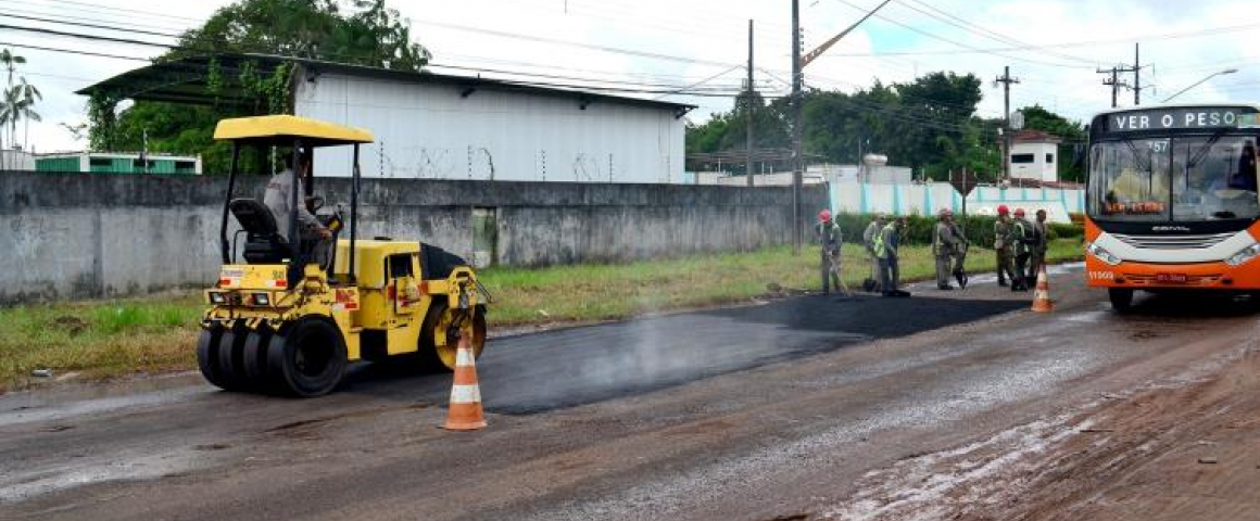 Belém recupera ruas da cidade