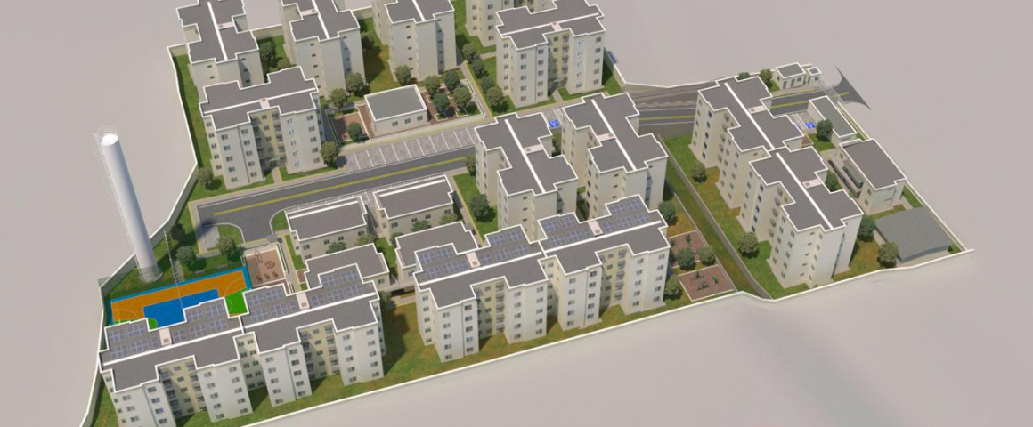 Construção de novas moradias no Rio de Janeiro
