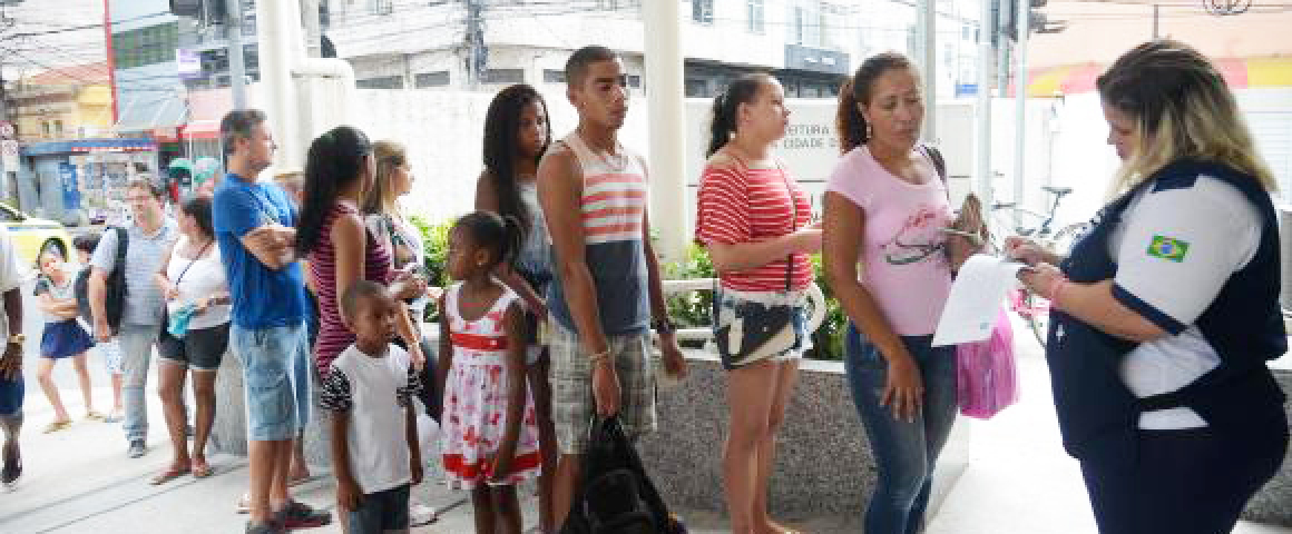 Vacinação contra a febre-amarela no Rio de Janeiro