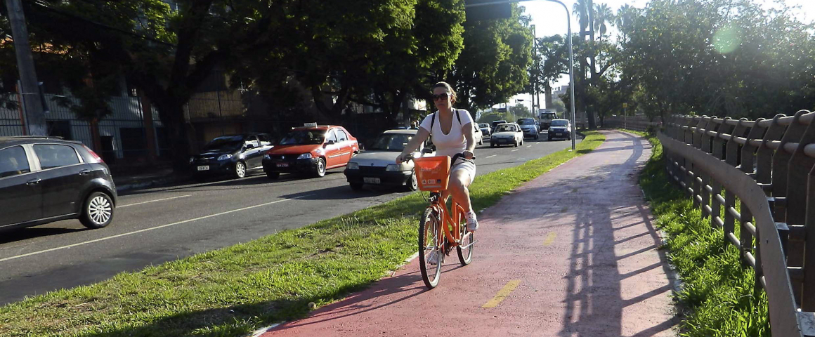 Porto Alegre com novas ciclovias