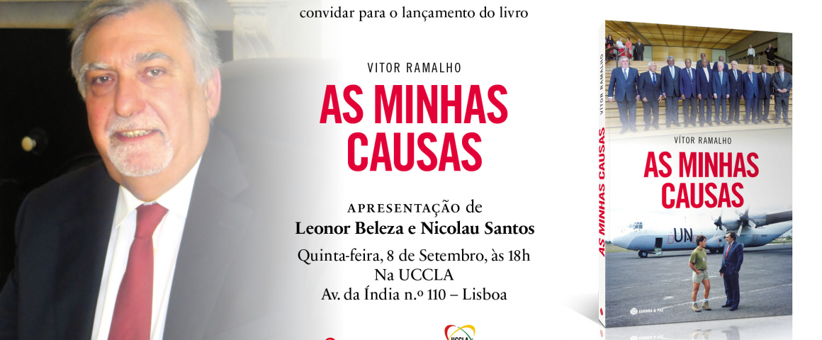 Lançamento do livro “As minhas causas” de Vitor Ramalho