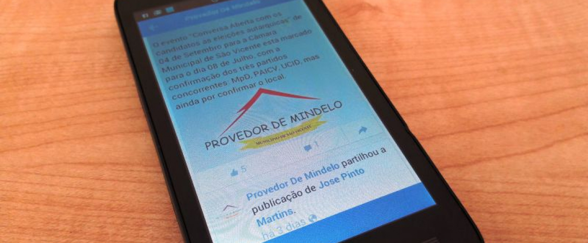 Criada página do Provedor de Mindelo
