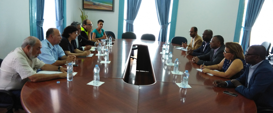 UCCLA integrou delegação na área de segurança 