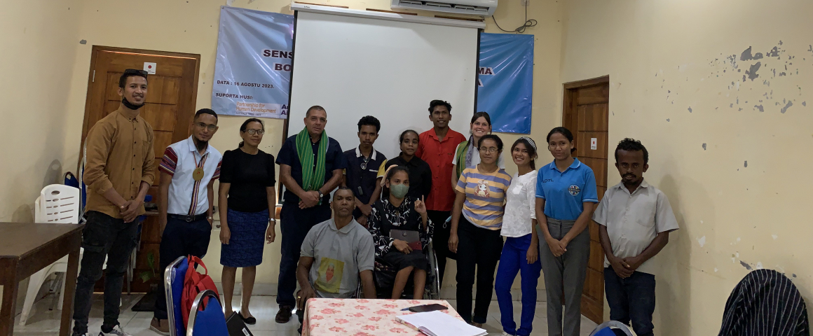Encontro com Associação de Deficientes de Timor-Leste