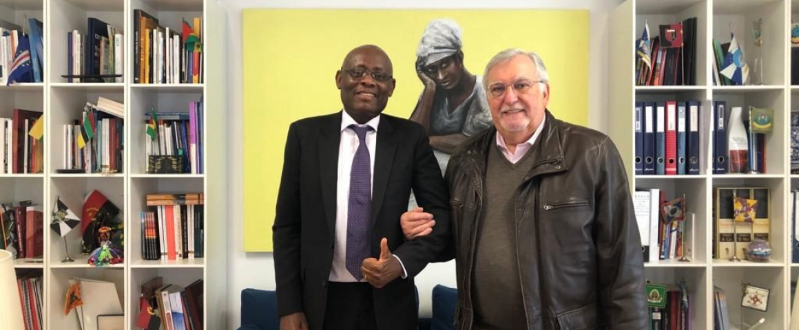 Encontro com Embaixador de São Tomé e Príncipe em Portugal e junto da CPLP