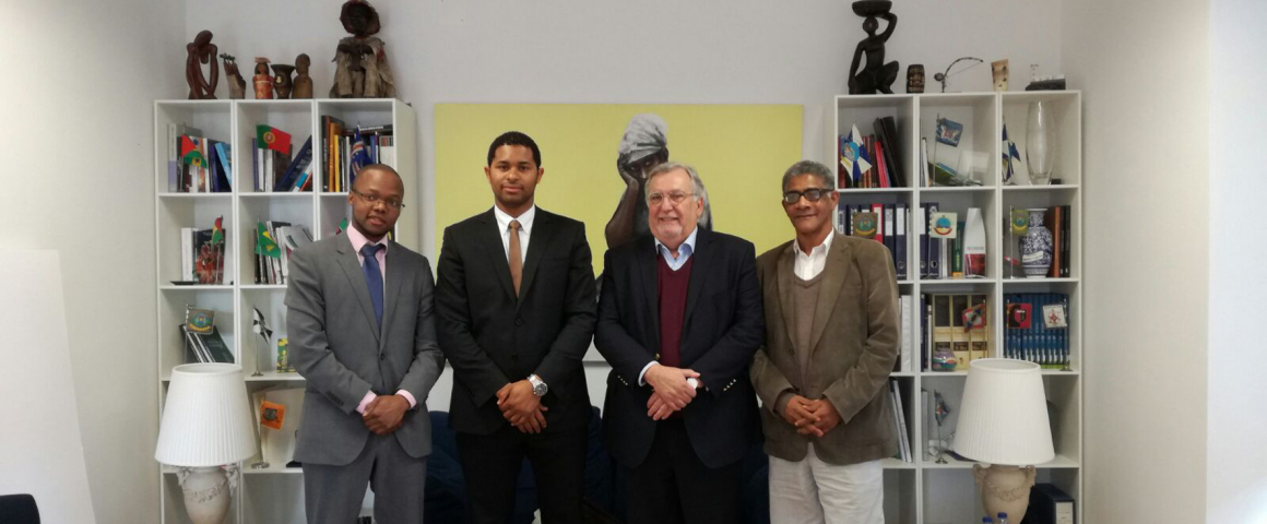 Encontro com direção da Associação Caboverdeana