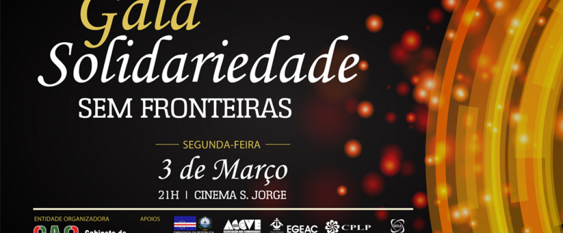 Gala “Solidariedade Sem Fronteiras”