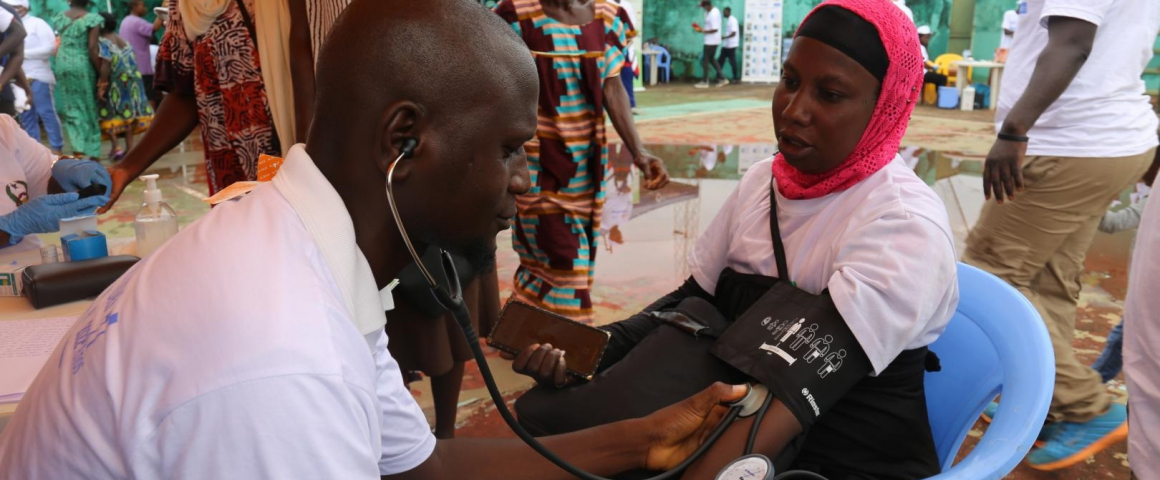 OMS organizou a primeira feira de saúde na Guiné-Bissau