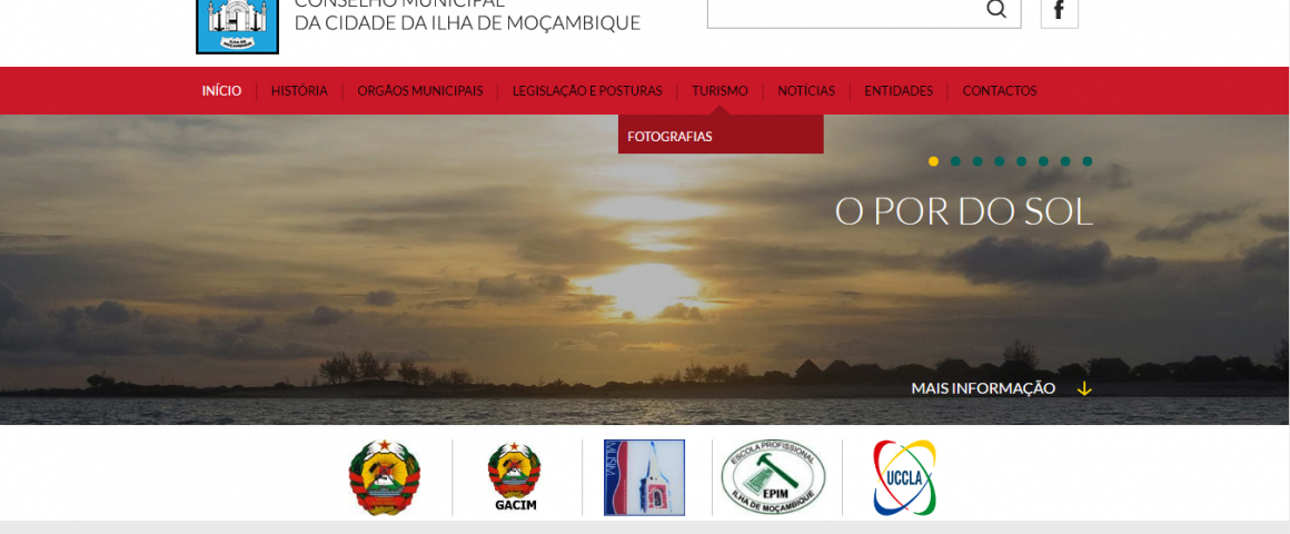 Lançamento do site institucional da Ilha de Moçambique