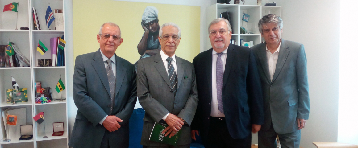 Reunião com presidente do Observatório da Língua Portuguesa