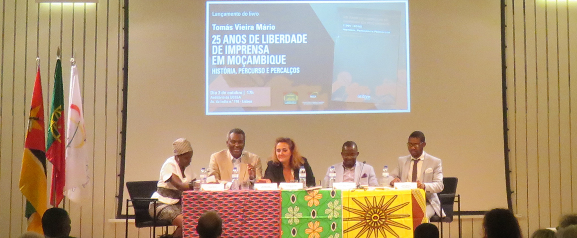 UCCLA acolheu lançamento do livro sobre a liberdade de imprensa em Moçambique