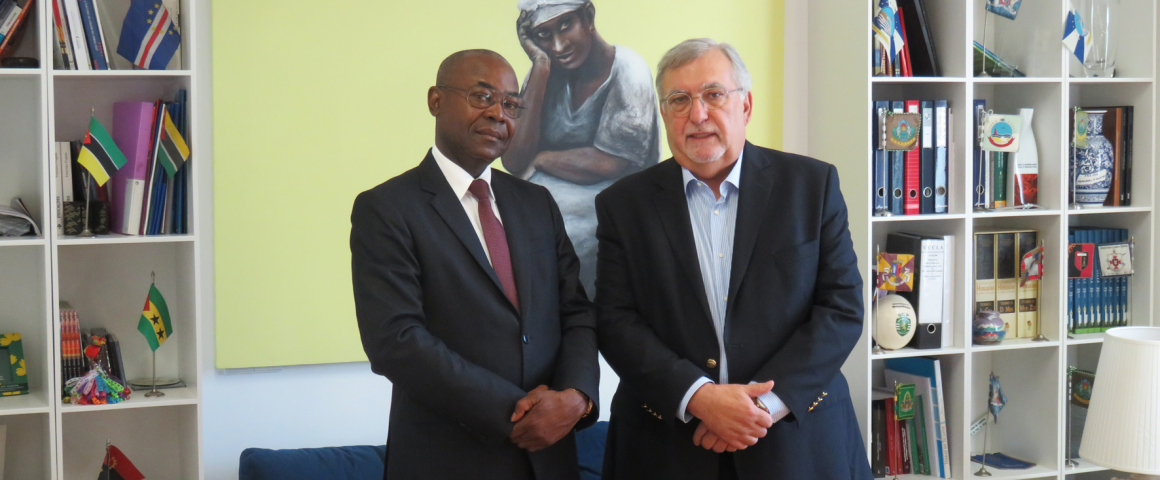 Visita do novo presidente da AULP à UCCLA