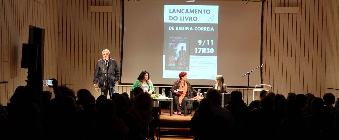UCCLA recebeu lançamento do livro “Uma Borboleta na Cidade” de Regina Correia