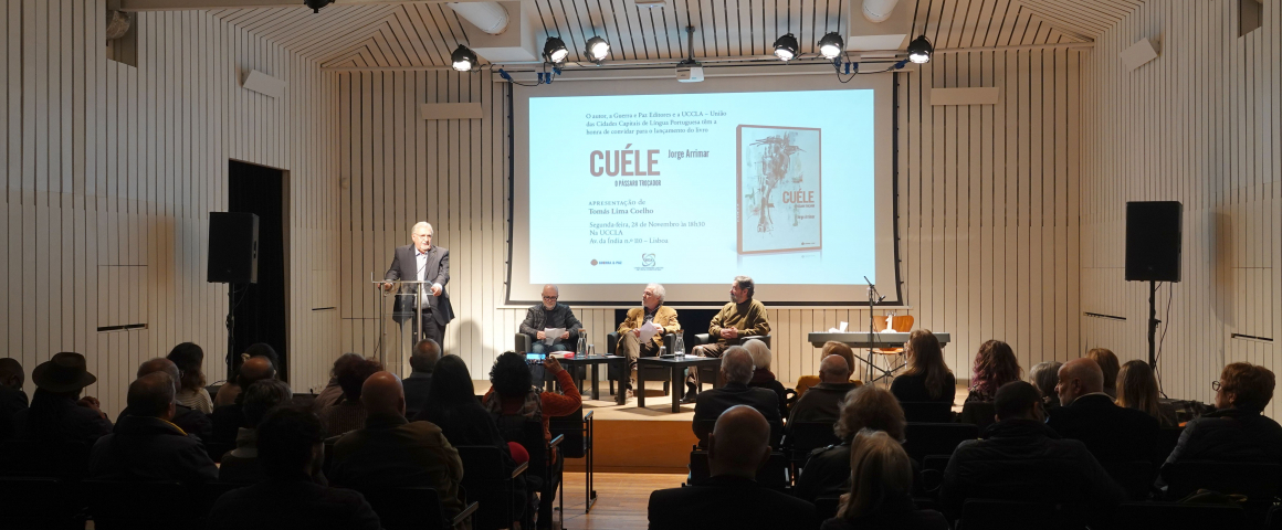 UCCLA recebeu lançamento do livro “Cuéle - O Pássaro Troçador” de Jorge Arrimar