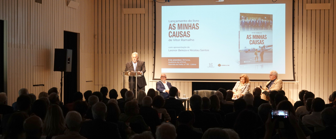 Lançamento do livro “As minhas causas” de Vitor Ramalho